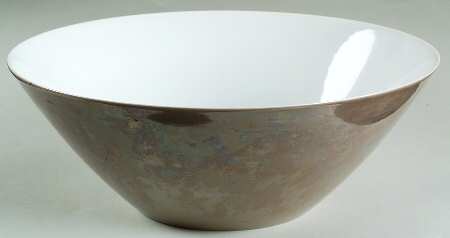 Crystalline Taupe 9" Round Vegetable Bowl