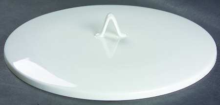 Crystalline Taupe Lid for Round Covered Vegetable W/RV7 Base