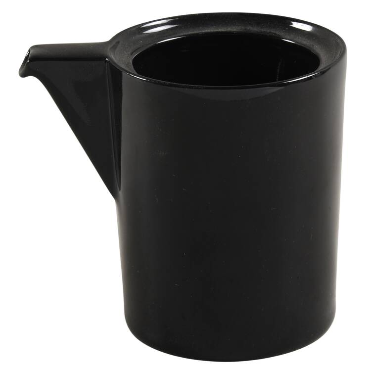 Cupola Black Creamer No Lid