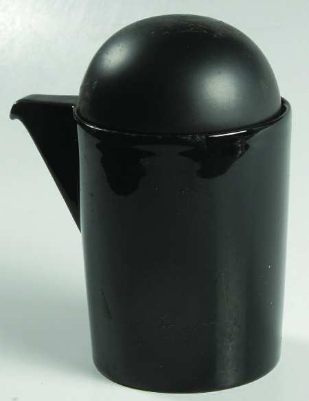 Cupola Black Creamer & Lid