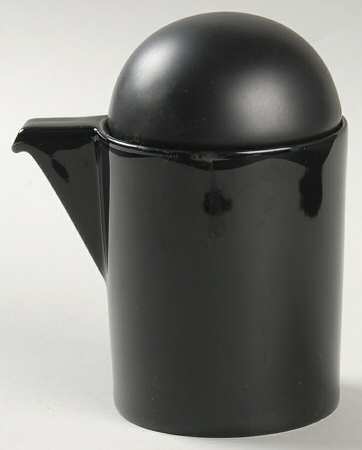 Cupola Black Mini Creamer & Lid