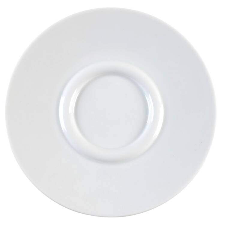 Cupola White Saucer for Cream Soup Bowl