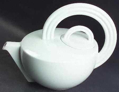 Cupola White Teapot & Lid