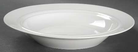 Cupola White Large Rim Soup Bowl