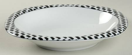 Day & Night Rim Soup Bowl