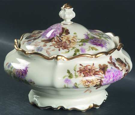 Daphne (Pompadour) Mini Round Covered Vegetable