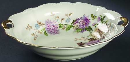 Daphne (Pompadour) 11" Round Vegetable Bowl