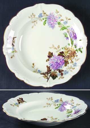 Daphne (Pompadour) Rim Soup Bowl