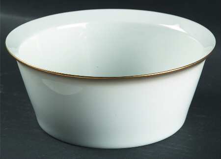 Dawn (Gold Trim) 7" Round Vegetable Bowl