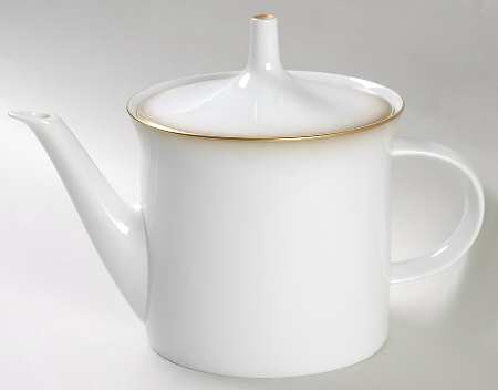 Dawn (Gold Trim) Teapot & Lid
