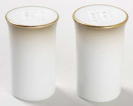 Dawn (Gold Trim) Salt & Pepper Set
