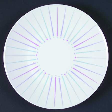 Dawn (Multicolors, No Trim) Salad Plate
