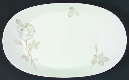 Desert Rose 13" Oval Serving Platter