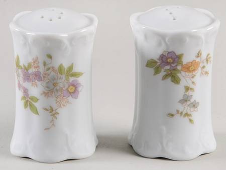 Desiree (Classic Rose Collection, Rim) Salt & Pepper Set