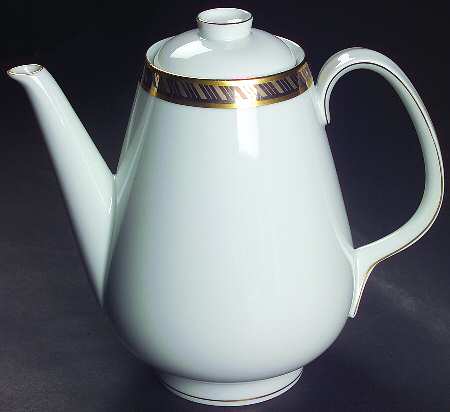 Desiree (Coupe Shape) Coffee Pot & Lid