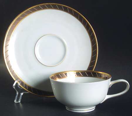 Desiree (Coupe Shape) Footed Cup & Saucer Set