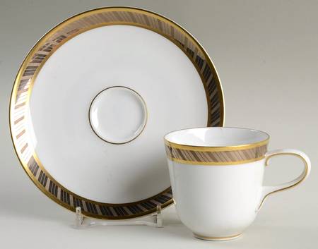 Desiree (Coupe Shape) Flat Demitasse Cup & Saucer Set