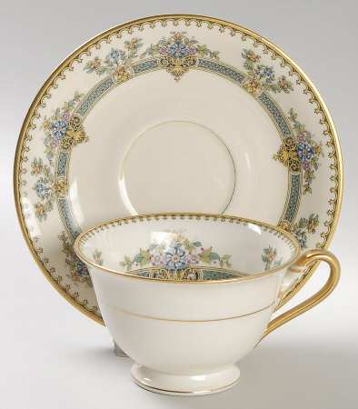 Devonshire Footed Cup & Saucer Set