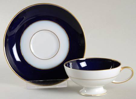 Dignity Footed Demitasse Cup & Saucer Set