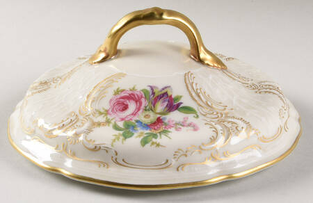 Diplomat (Center Gold) Lid for Round Vegetable
