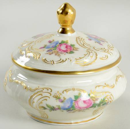 Diplomat (Center Gold) Mini Sugar Bowl & Lid