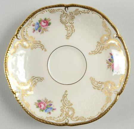Diplomat (Center Gold) Saucer for Chocolate Cup