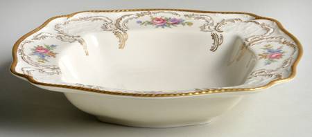 Diplomat (Center Gold) 9" Square Vegetable Bowl