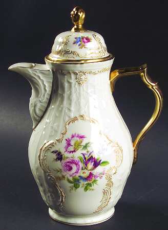 Diplomat (Center Gold) Coffee Pot & Lid