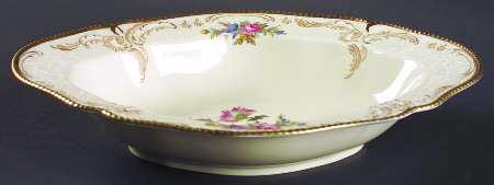 Diplomat (Center Gold) 11" Oval Vegetable Bowl