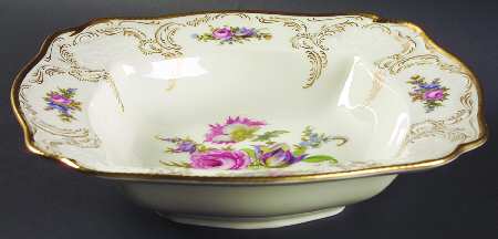 Diplomat (Center Gold) 11" Square Vegetable Bowl
