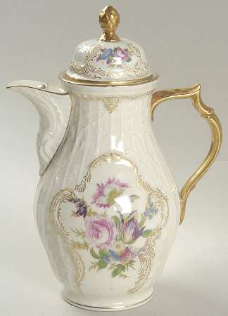 Diplomat (Center Gold) Mini Coffee Pot & Lid