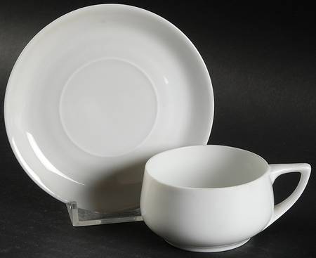 Donatello Flat Demitasse Cup & Saucer Set