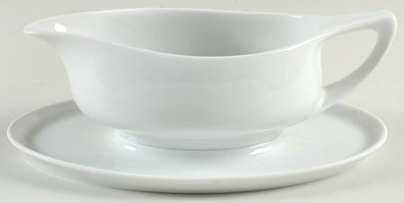 Donatello Gravy Boat with Attached Underplate