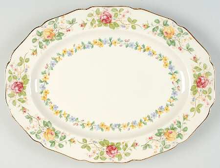 Dolly Vardon 14" Oval Serving Platter