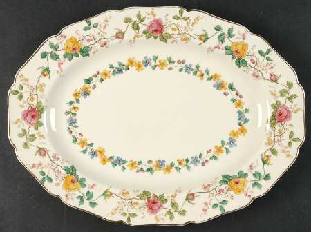 Dolly Vardon 12" Oval Serving Platter