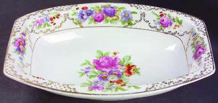 The Dresden 10" Oval Vegetable Bowl