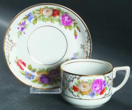 The Dresden Flat Cup & Saucer Set