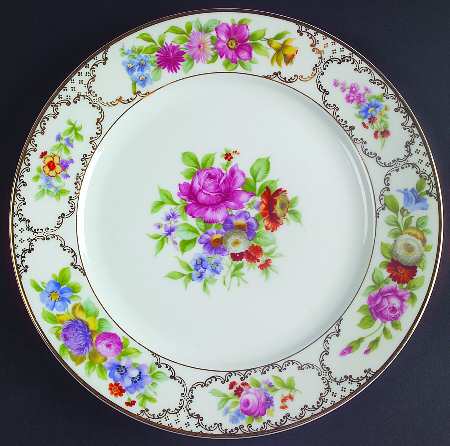 The Dresden Luncheon Plate
