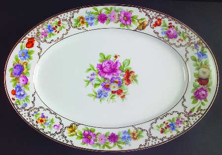 The Dresden 12" Oval Serving Platter