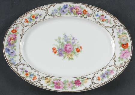 The Dresden 11" Oval Serving Platter