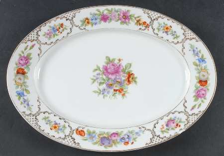The Dresden 14" Oval Serving Platter