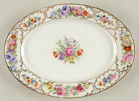 The Dresden 10" Oval Serving Platter