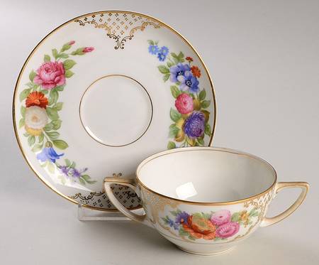 The Dresden Flat Bouillon Cup & Saucer