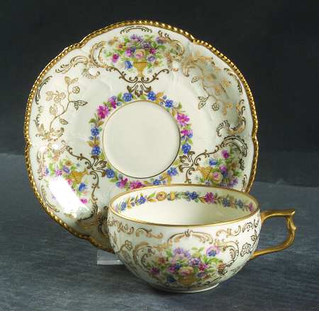 Du Barry Flat Cup & Saucer Set