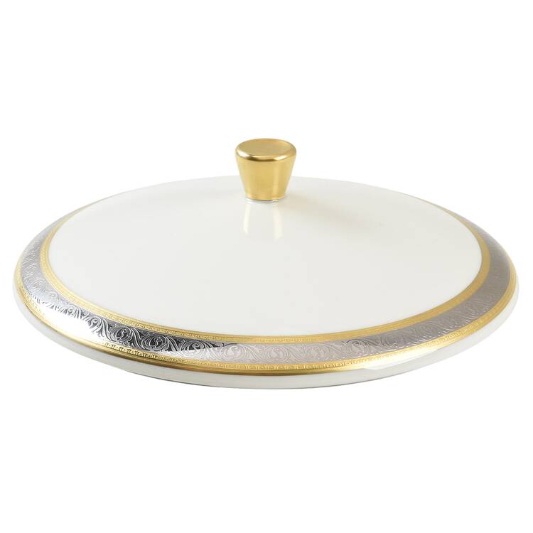 Duchess (Ivory Background) Lid for Round Vegetable