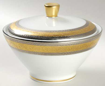 Duchess (White Backg) Sugar Bowl & Lid