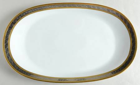 Duchess (White Background) 15" Oval Serving Platter
