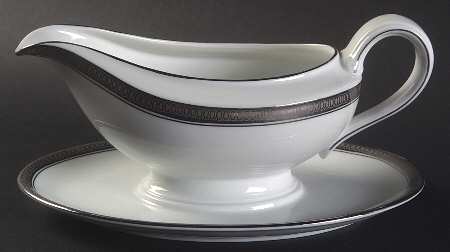 Duchess (No #, Rim Shape) Gravy Boat with Attached Underplate