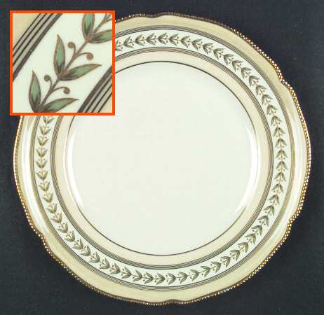 Duchess (Yellow Rim, Green Leaves) by Rosenthal - Continental