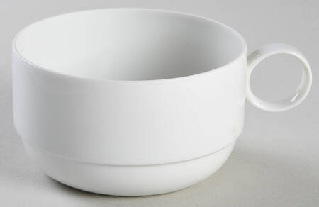 Duo White Flat Cup